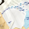 NEW 【Special offer】9 Pcs/Set 3 Envelopes + 6 Letter Papers Cat Planet Flowers Writing Paper Envelope Set Gift Stationery. 