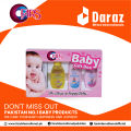 Fars International Baby Gift Box Complete Care, Wrapped with Loved Fars Baby Gift Box 4 PCs Set Perfect Baby Gift for Newborns Complete Baby Care Kit Luxury Baby Gift Set. 