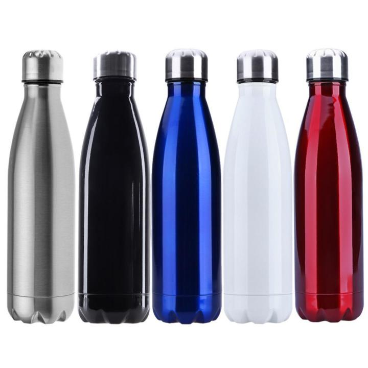 500ml(1Pack) Vacuum Cup Sports Water Bottle Stainless Steel Heat Insulation Drink Bottle Thermos Vacuum Flask For Hot 12 H