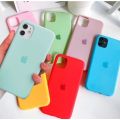 Apple iphone 11  Liquid Silicone Soft Cover Case -Microfiber Inside. 