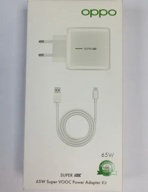 Oppo 65W Supervooc Charger Usb Type-C Power Adapter For Realme Oppo Find X2 Pro Reno 3 Pro R17