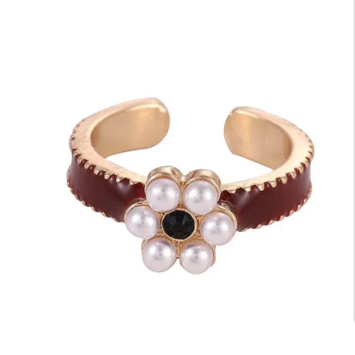 %E3%80%90Recently%20popular%E3%80%912-piece%20set%20~%20Food%20Finger%20Ring%20Retro%20Ins%20Fashionable%20Pearl%20Opening%20Ring%20Women's%20Niche%20French%20Court%20Elegant%20Flower%20Ring%20-%20Image%205