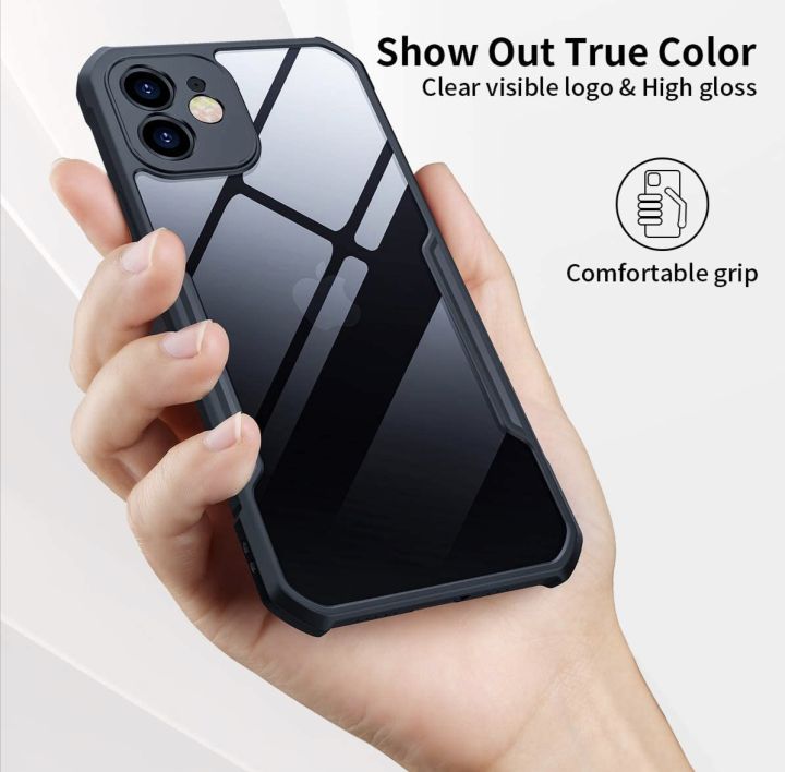 Apple%20Iphone%2011%20Clear%20Cover%20Transparent%20With%20Bumper%20Case%20-Non%20Yellowing%20-%20Image%202