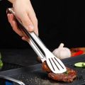 Stainless Steel Multifunctional Food Clip Kitchen Tong 9''. 