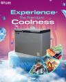 Fujix 200 Liters Convertible Deep Freezer ( NET-200)  Grey  With  Convertible. 