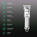VGR 071 Professional Hair Trimmer Rechargeable For Men | VGR 071 Hair Trimmer Beard Trimmer Kit for Men Cordless Hair Mustache Trimmer Hair Cutting Groomer Kit Precision Trimmer Waterproof USB Rechargeable. 