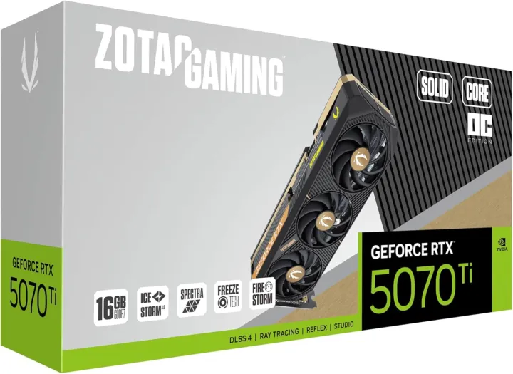 ZOTAC%20Gaming%20GeForce%20RTX%205070%20Ti%20Solid%20CORE%20OC%20DLSS%204%2016GB%20GDDR7%20256-bit%2028%20Gbps%20PCIE%205.0%20Gaming%20Graphics%20Card,%20IceStorm%203.0%20Advanced%20Cooling,%20Spectra%20RGB%20Lighting,%20ZT-B50710J2-10P%20-%20Image%205