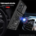 Carry meed Fashion KEYSION Shockproof Case for Infinix Zero Ultra Slide Camera Lens Protection Ring Stand Phone Back Cover for Infinix Zero Ultra. 