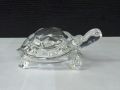 Crystal Tortoise with Plate for Good Luck. 