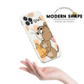 UCUC for Realme 9 Pro / OnePlus Nord CE 2 Lite 5G Back Cover Cheese Mouse Soft Thin Liquid Silicone Phone Case. 