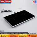 Swifton  Double 2 Induction Cooktop  Anti overflow Protection System Keep Warm Child Lock Timer SN-i20DH. 