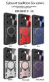 Lenuo Shockproof Armor Case For OPPO Reno 11 5G Phone Case Car Magnetic Ring Stand Holder Push Pull Camera Lens Protection Hard Back Cover. 