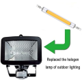 High Power 10W LED R7S COB Glass Tube 118mm COB Light Bulb AC220V LED Tube Replace Halogen Lamp Warm White. 