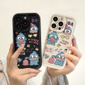 Clownfish Nemo Graffiti Cover Compatible for IPhone 15 11 14 13 6 6s 12 Pro Max 7Plus XR XS Max X 7 8 Plus SE Angel Eyes Shockproof Solid Color Soft Case. 