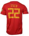 Red Spain 'Isco 22' World Cup Jersey For Men. 