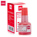 DELI Red Fast Dry Stamp Ink 40ml E9874. 