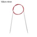 40/100cm Round Circular Needlework Supplies DIY Crafts Stainless Steel Circular Needle Knitting Needles Crochet Hook Sewing Pins. 