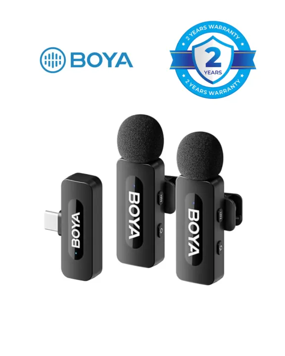 BOYA BY-V20 V2.0 Dual-Channel Wireless Microphone | Daraz.com.np