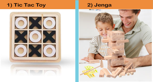 Tic Tac Toy & Jenga Toy Combo For Kids – Fun & Educational Baby Item Set, Perfect For Children