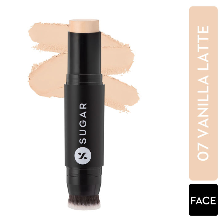 Sugar Cosmetics Ace Of Face Foundation Stick - 07 Vanilla Latte(12 G)