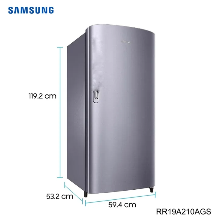 SAMSUNG%20RR19A210AGS%20192%20Ltr%20Single%20Door%20Refrigerator%20-%20Silver%20-%20Image%205