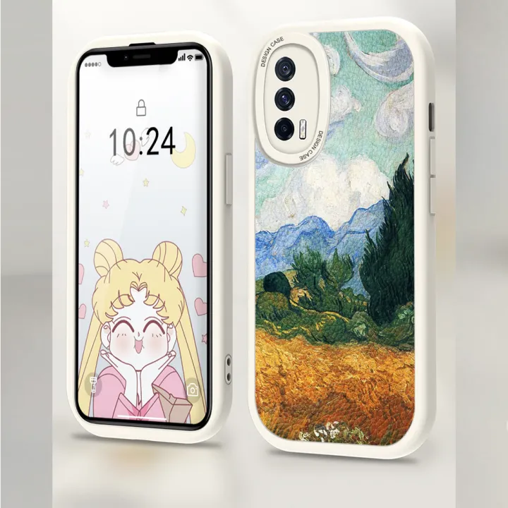 FELMYST%20for%20Xiaomi%2012%20Lite%205G%20Back%20Cover%20PU%20Leather%20Oil%20Painting%20Print%20Soft%20Silicone%20Edge%20Phone%20Case%20-%20Image%205