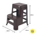 Supreme Plastic Multi Utility Ladder/Climb Stepper Stool. 