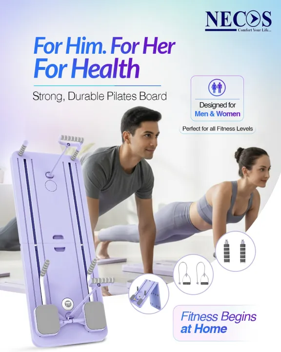 Necos%20Foldable%20Pilates%20Reformer%20Board%20with%20Ab%20Roller,%20Ab%20Exercise%20Machine,%20Multi-Functional%20Pilates%20Board%20for%20Home%20Workouts,%20Full%20Body%20Pilates%20Core%20Trainer,%20Abdominal%20Board%20For%20Men%20and%20Women%20Unisex%20-%20Image%203