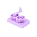 Practical Purple Plastic Durable Flower Wave Shape Paper Craft Quilled Paper Crimper Machine DIY Art Tool Crimping Paper Craft. 