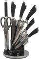 Dipai/DF Premium Quality Stainless Steel Knfie Set Including Cleaver, Modern Contemporary Style. 