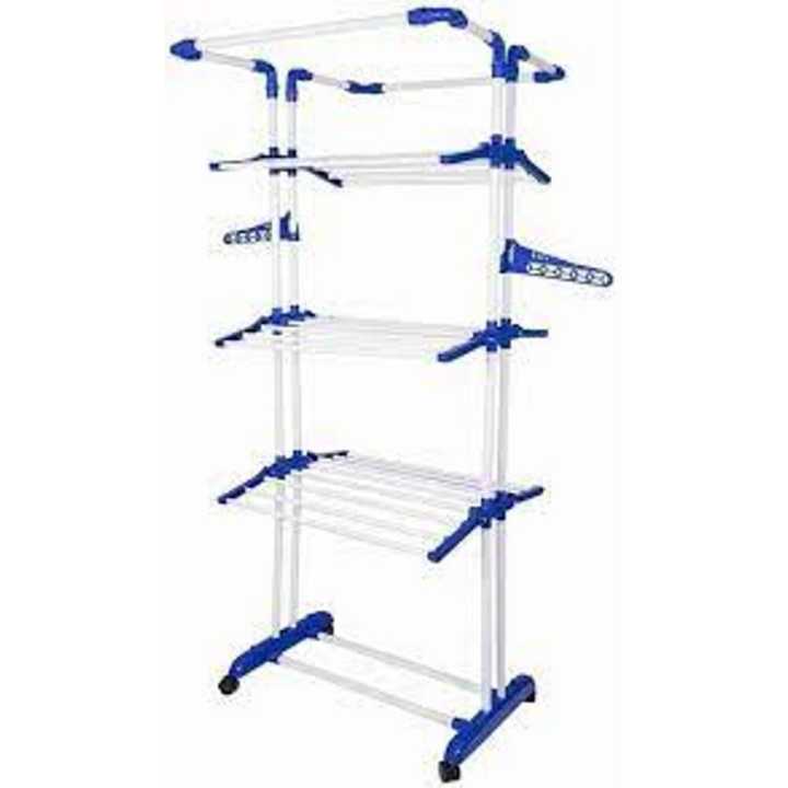 Carbon Steel, Plastic Floor Cloth Dryer Stand