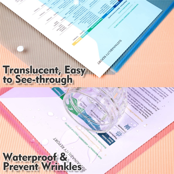 24Pack%20Plastic%20Envelopes%20with%20Snap%20Closure,%20Plastic%20File%20Folders%20for%20Documents%20A4%20Clear%20Envelopes%20Folders,File%20Bags%20About%2033x24cm%20-%20Image%207