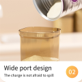 NAMUNY Plastic Canisters - UV-Resistant Kitchen Storage Jars with Free Scraper Spoon for Milk Powder & Food Sealing Large. 