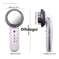Difutagui 3 in 1 Ultrasonic Electric EMS Ion Infrared Massager Portable Hot Selling Original Eliminate Fat Removal Machine Massage Machine. 