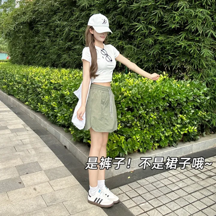 2025%20new%20quick-drying%20cargo%20shorts%20drawstring%20design%20to%20wear%20casual%20sports%20wide-leg%20five-point%20pants%20factory%20direct%20sales%20-%20Image%202