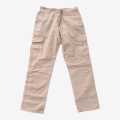 Cream Brown Cotton Cargo Pant For Men. 