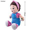Sutuiying Cartoon Ms Rachel Doll Toys Soft Stuffed Speak Singing Pillow 2025 New Baby Toddler Sleeping Plush Doll Children's Rag Dol. 