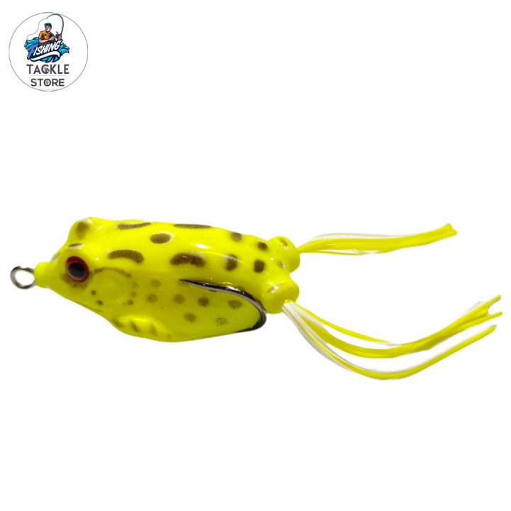 1pcs%20Soft%20Frog%20Fishing%20Lures%20Double%20Hooks%205cm%208g%20Top%20Water%20Ray%20Frog%20Artificial%20Minnow%20Crank%20Soft%20Bait%20Fishing%20Tackle%20Color%20Yellow%20-%20Image%204