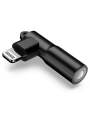 Lightning to 3.5mm Female Jack iPhone Headphone Adapter, Charging And Music Jack Port. 