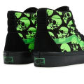 Vans Skate Sk8-Hi Glow Skulls Shoes for Unisex. 