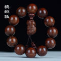 Zambia small leaf red sandalwood bracelet Venus old material play sandalwood Buddha beads Pixiu bracelet wooden play men and women. 