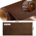 Leather Repair Sticker 50 x 137 cm - Dark Brown. 