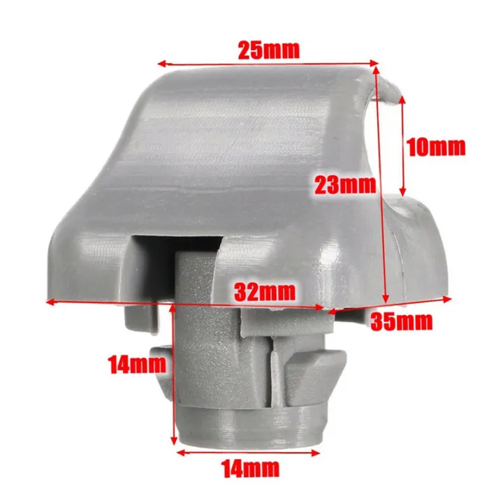 NEW%20%E3%80%90Innovative%20design%E3%80%911pcs%20Gray%20Sun%20Visor%20Clip%20Fit%20For%20Honda%20Cr-V%20Civic%20Accord%20Odyssey%20Pilot%20Durable%20Plastic%20Interior%20Parts%20Creative%20Car%20Accessories%20-%20Image%204