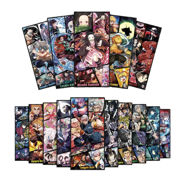 Demon%20Slayer%20Anime%20Poster%2015%20Set%20Nezuko%20Tanjiro%20Zenitsu%20Inosuke%20Hashira%20Giyu%20Rengoku%20Shinobu%20Mitsuri%20Uzui%20Muzan%20Collectible%20-%20Image%204