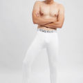 Men Long Johns Thermal Skin-Friendly Underwear Winter Warm Long Pants Male Soft Elastic Large Size Leggings Comfortable Tights Queena. 