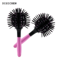DISICHEN Luxury 3D Round Hair Brush Hair Styling Comb Salon Make Up 360 Degree Ball Styling Tools Detangling Hairbrush Heat Resistant Women Comb. 