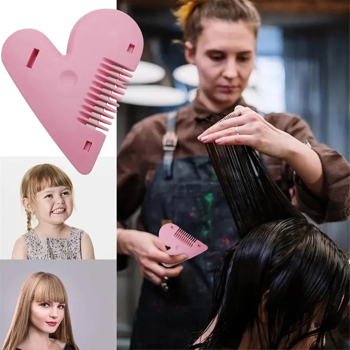 Cute%20Bangs%20Trimming%20Artifact%20Children's%20Trimmer%20Peach%20Heart%20Double-sided%20Hair%20Brush%20DIY%20Women%20Hair%20Trimmer%20Fringe%20Cut%20Tool%20-%20Image%205