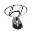Hyundai Emblem Metal 3D Bonnet Hood Car Logo with Stand. 
