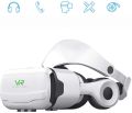 VR Headset- Universal Virtual Reality Goggles - Play Your Best Mobile Games 360 Movies With Soft & Comfortable New 3D VR Glasses - G02EF. 
