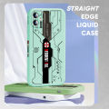 Jizetin for Realme 9 Pro / OnePlus Nord CE 2 Lite 5G Back Cover Crisis Umbrella Multicolor Square Soft Liquid Silicone Phone Case. 